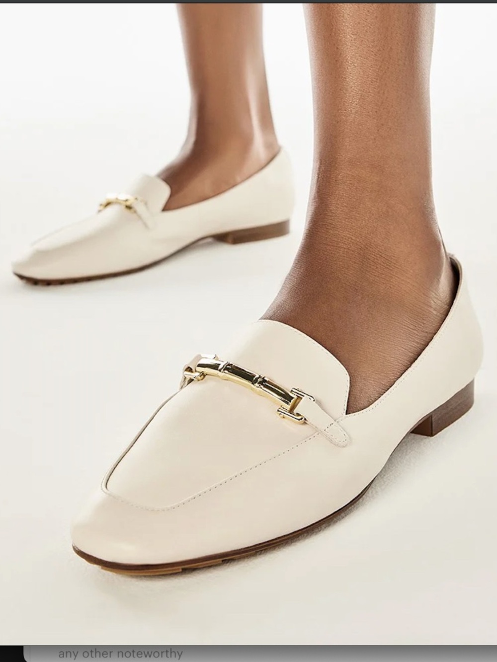 NWOT ALDO cream BOSKA flat loafer